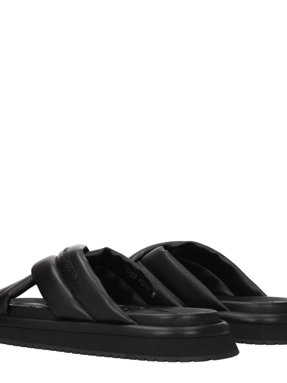 Dolce &Gabbana Men's Black Slides Logo Slippers in Nappa Leather.NWB/ Dustbag 42